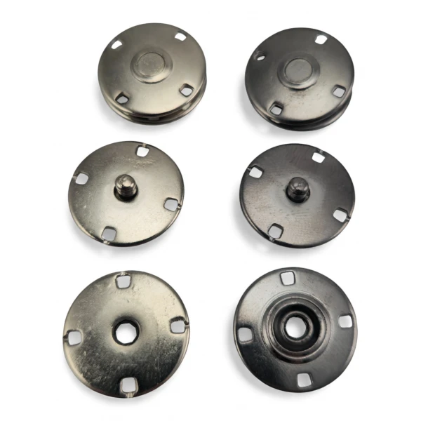 4 Prong Snap Fastener with Cover – Sewn Snap Fastener E 2280