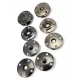 Standing button serrated edge Jacket Button 17.5 mm - 26 men E 2132