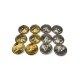 Hammered 2 Hole Zamak Button 20 mm - 32 size E 2287