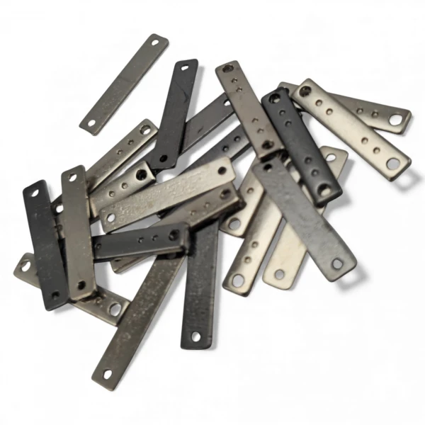 Metal Plate with 2 holes 20 mm x 4 mm E 2300