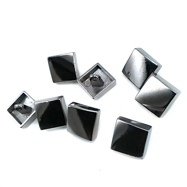 Plain Metal Foot Button 15 mm B 128