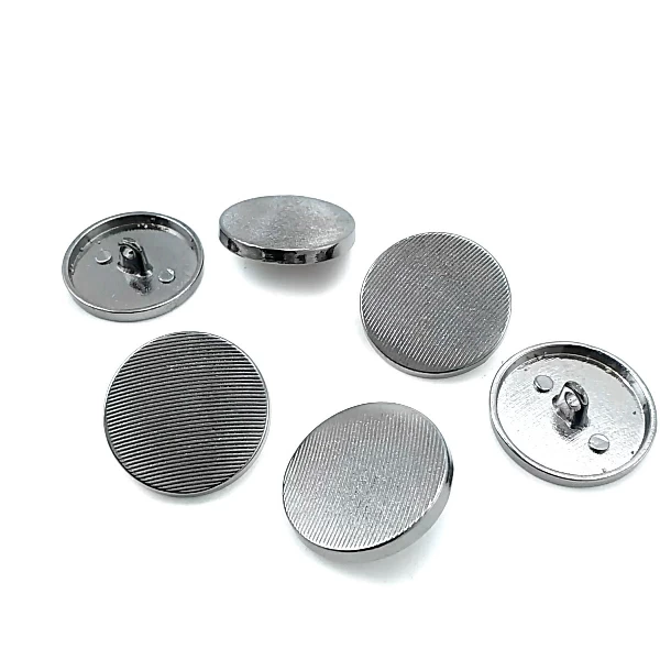 25 mm  40 Boy Kaban ve Mont Ayaklı Düğme Çizgili Desenli B 38