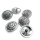 Desenli Metal Ayaklı Düğme 28 mm B 39 Desenli Metal Ayaklı Düğme 28 mm B 39