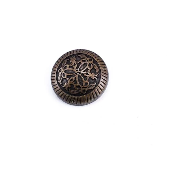22 mm 36 boy İşlemeli Ayaklı Düğme E 1033 22 mm 36 boy İşlemeli Ayaklı Düğme E 1033