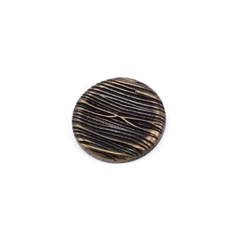 Ağaç Gövdesi Tasarım Metal Ayaklı Düğme 28 mm - 44 boy E 1041