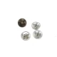 15 mm - 24 L Metal Cufflinks Shank Button Motif Patterned E 116