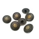 20 mm - 32 boy Klasik Desenli Alttan Dikme Metal Düğme E 117