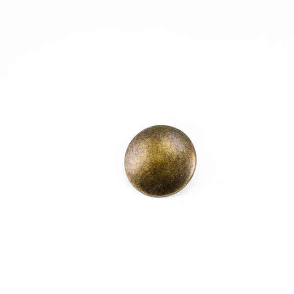 17 mm - 28 L Slightly Curved Metal Shank Button E 1196