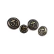 11 mm - 18 boy Taçlı Metal Ayaklı Düğme E 1289 11 mm - 18 boy Taçlı Metal Ayaklı Düğme E 1289