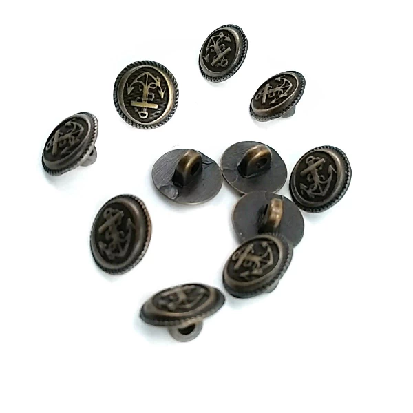11 mm - 18 boy Taçlı Metal Ayaklı Düğme E 1289 11 mm - 18 boy Taçlı Metal Ayaklı Düğme E 1289