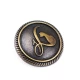 23 mm Cat Pattern Leg metal button - 36 lignes E 1380