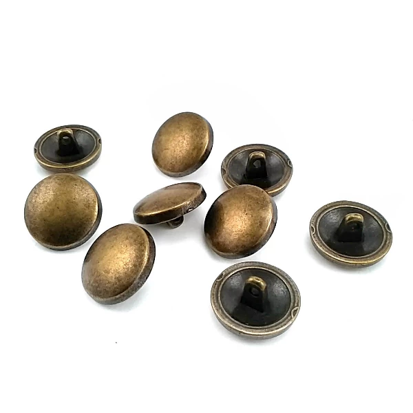 18 mm - 28 size Round Button with Pattern and Foot E 1394