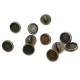 9.9 mm - 16 size Enameled Metal Foot Button E 1505