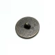 Stylish-footed metal button 24 mm - 38 lignes E 1601
