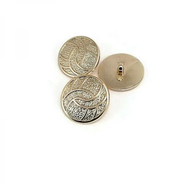 Metal buttons - jacket and coat shank button 24 mm - 40 L -  E 1682