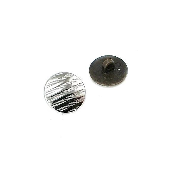 17 mm - 28 boy Çizgili Ayaklı Düğme E 1688