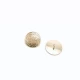 17 mm - 27 L Gold Plated Footed Button Decorative E 18 G