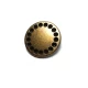 Desenli yuvarlak ayaklı düğme 25 mm E 187 Black Nikel