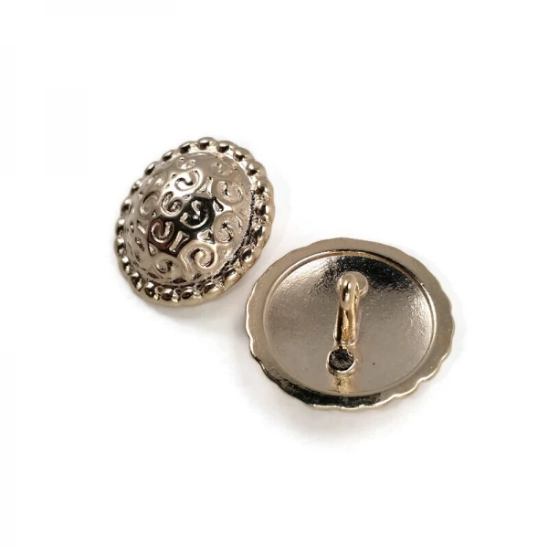 21 mm - 32 L Jacket and Blazer Button Patterned Convex Shank Button E 193