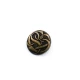 Patterned metal jacket shank button 20 mm - 31 size E 212