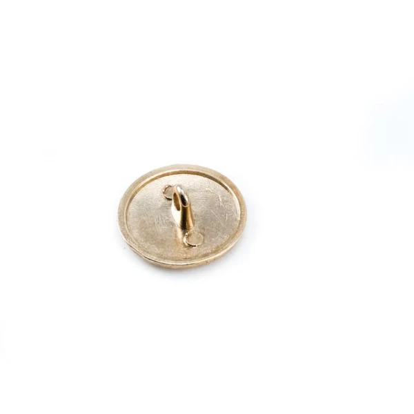 Patterned metal jacket shank button 20 mm - 31 size E 212
