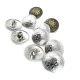 20 mm - 31 boy  Güneş işlemeli metal ceket düğmesi E 263