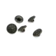 15 mm - 24 boy Noktalı Motif Desenli Alttan Dikme Metal Düğme E 314