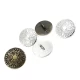 22,5 mm 36 L Motif Patterned Jacket and Coat Shank Button Metal E 378