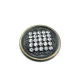 Large size pedestal metal button 35mm - 56 ligne E 562