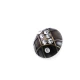 Taşlı ve Çizgili Metal Ayaklı Düğme 15 mm - 24 boy E 706