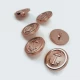 20 mm - 32 L Gold Shank Buttons Ship Anchor Crest E 909 SET6
