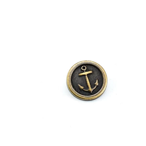 20 mm - 32 boy Blazer Ceket Düğmesi Gemi Çapası Armalı E 909 20 mm - 32 boy Blazer Ceket Düğmesi Gemi Çapası Armalı E 909