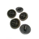 Anchor Patterned Metal button 17 mm - 27 size E 910