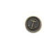Anchor Patterned Metal button 17 mm - 27 size E 910