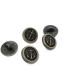 Anchor Patterned Metal button 17 mm - 27 size E 910