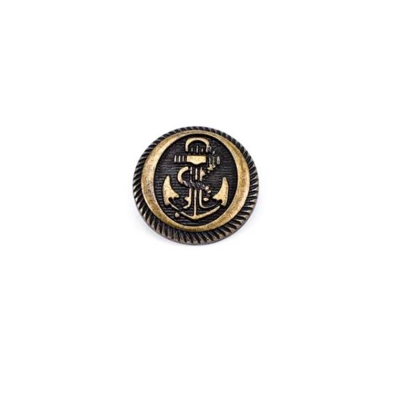 21 mm - 32 lignes Ship Anchor Pressed Foot Button E 953