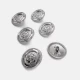 21 mm - 32 boy Blazer Ceket Düğmesi ( 6 lı Set )Kalkan Desenli  E 965 SET6