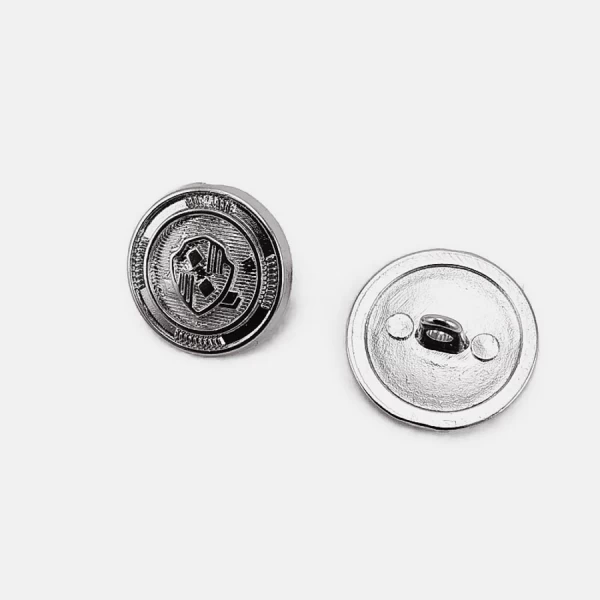 Gemi Çapası Baskılı Ayaklı Düğme 15 mm - 24 boy E 966 Gemi Çapası Baskılı Ayaklı Düğme 15 mm - 24 boy E 966