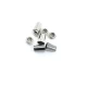 Metal kordon ucu çap 5 mm boy 11 mm E 103 Metal kordon ucu çap 5 mm boy 11 mm E 103 Kapaklı
