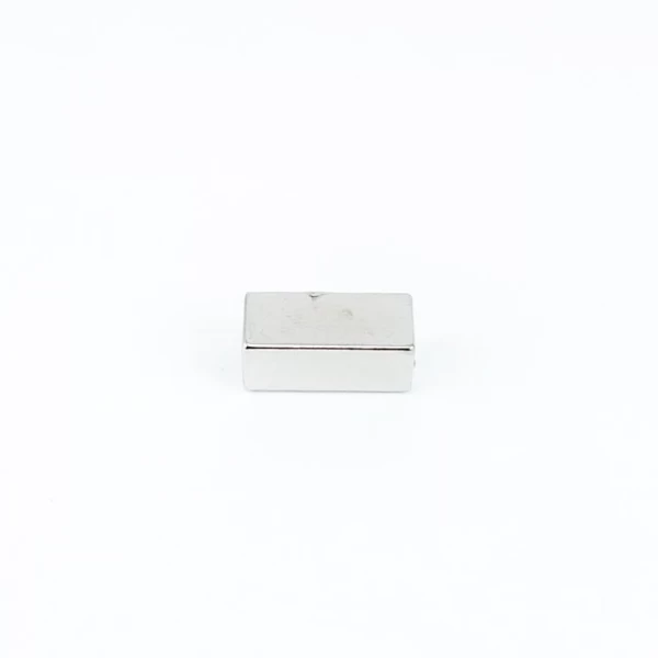 Metal cord end plain rectangular shape diameter 6 mm length 14 mm E 1694