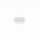 Metal cord end plain rectangular shape diameter 6 mm length 14 mm E 1694
