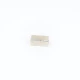 Metal cord end plain rectangular shape diameter 6 mm length 14 mm E 1694