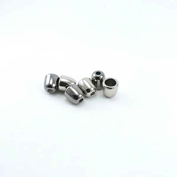 Cord end metal diameter conical shape 7 mm length 10 mm E 213