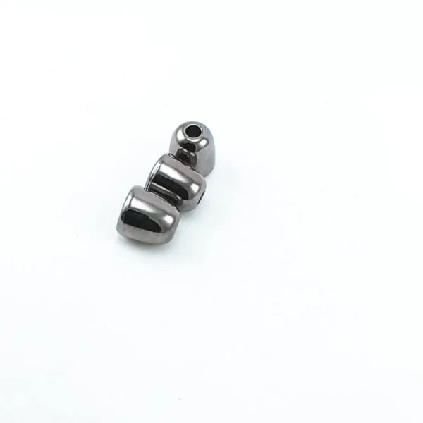 Cord end metal diameter conical shape 7 mm length 10 mm E 213