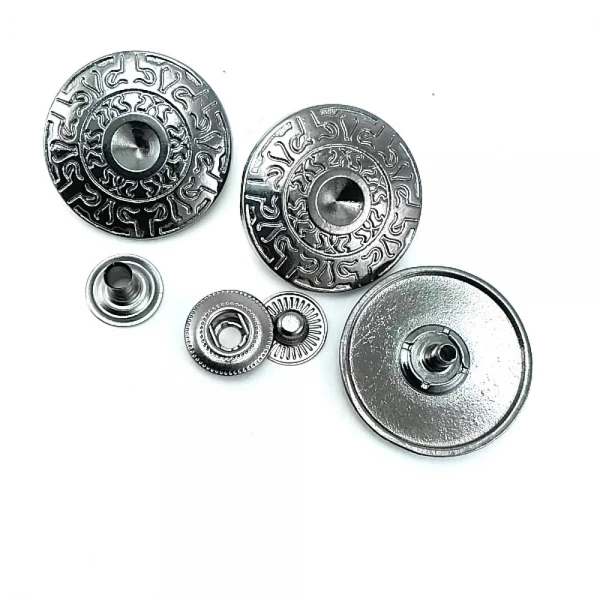 26 mm 42 boy Taşlı Çıtçıt Düğme Kaban ve Mont Düğmesi B 47 26 mm 42 boy Taşlı Çıtçıt Düğme Kaban ve Mont Düğmesi B 47