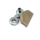 Metal snap button 20 x 13 mm E 163
