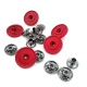 18 mm - 29 boy Mineli Çıt çıt Düğme Metal Retro Tasarımlı E 637
