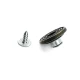 18 mm 29 Boy Girdap Desenli Kot Düğme  E 1027
