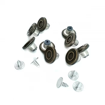 15 mm 24 L Ring Pattern Enameled Jeans Button E 1550