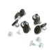 15 mm 24 boy Halka Desenli Mineli Kot Düğme E 1550